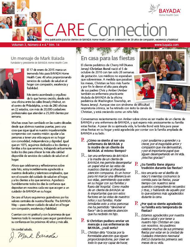 care connection winter 2014 english version