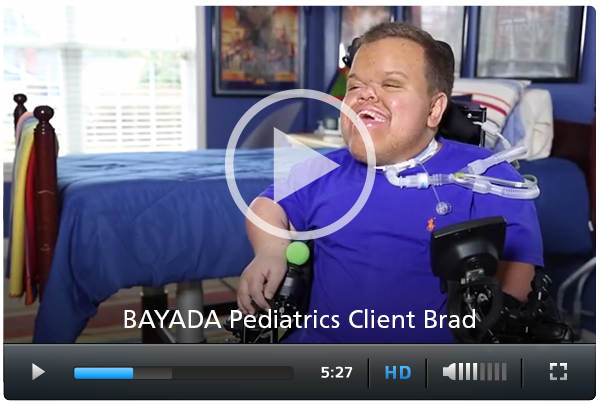 video of bayada client bradley
